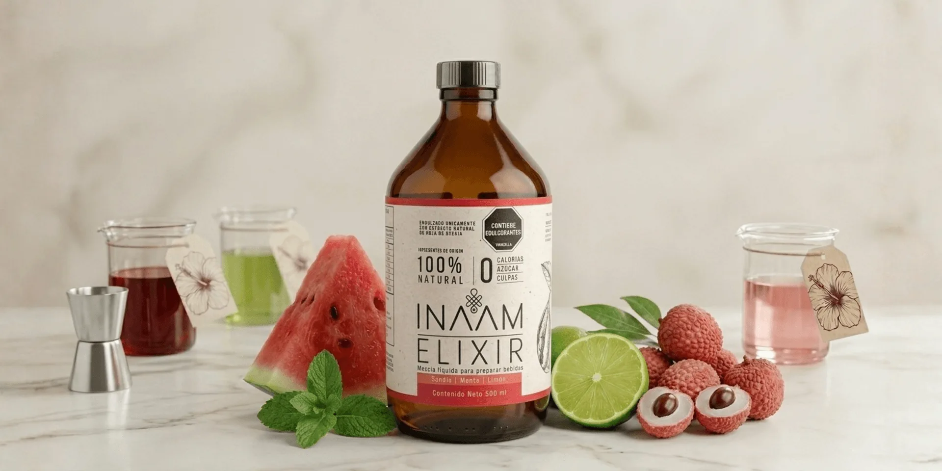 Watermelon, Mint & Lemon Elixir