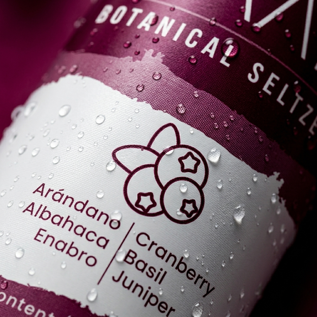 Cranberry, Albahaca y Enebro