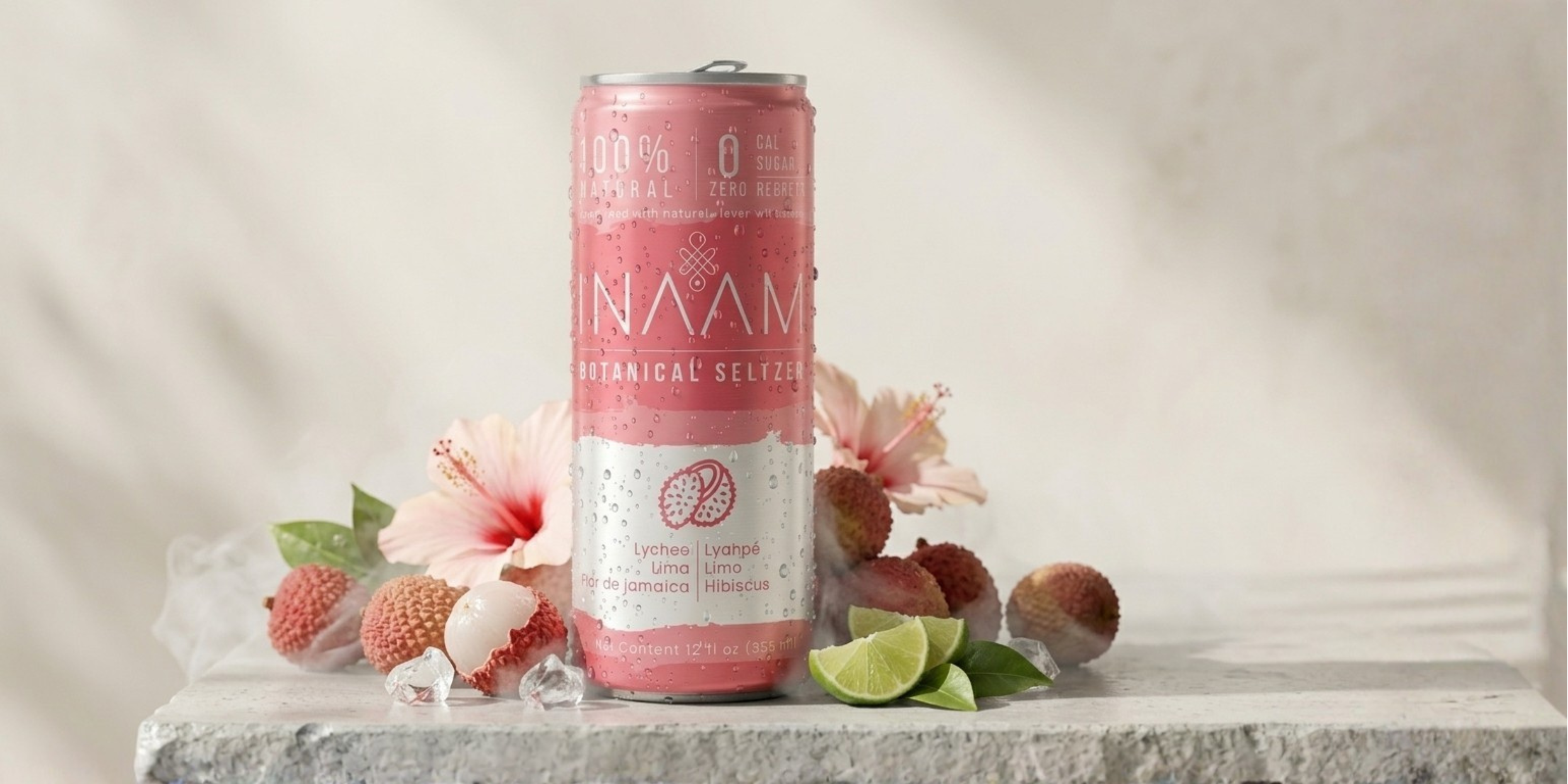 Lychee, Flor de Jamaica y Lima